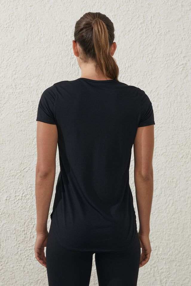Gym T Shirt, BLACK