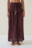The Vacation Maxi Skirt, WILLOW BROWN PALM TREE - alternate image 4