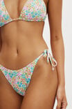 Fixed Tie Side Brazilian Bikini Bottom, GINA FLORAL - alternate image 2