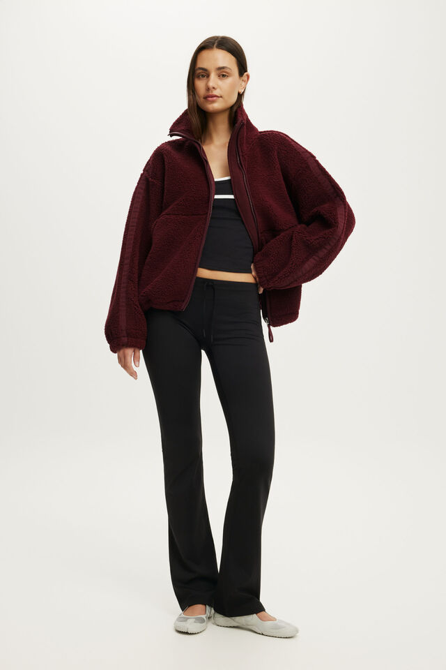 Trail Sherpa Jacket, GINGERBERRY