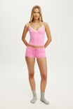 Dreamy Soft Tie Micro Short, NOUGHTIES PINK/PINK KISS - example image 1