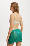Straight Neck Crop Bikini Top, GINA FLORAL - alternate image 3