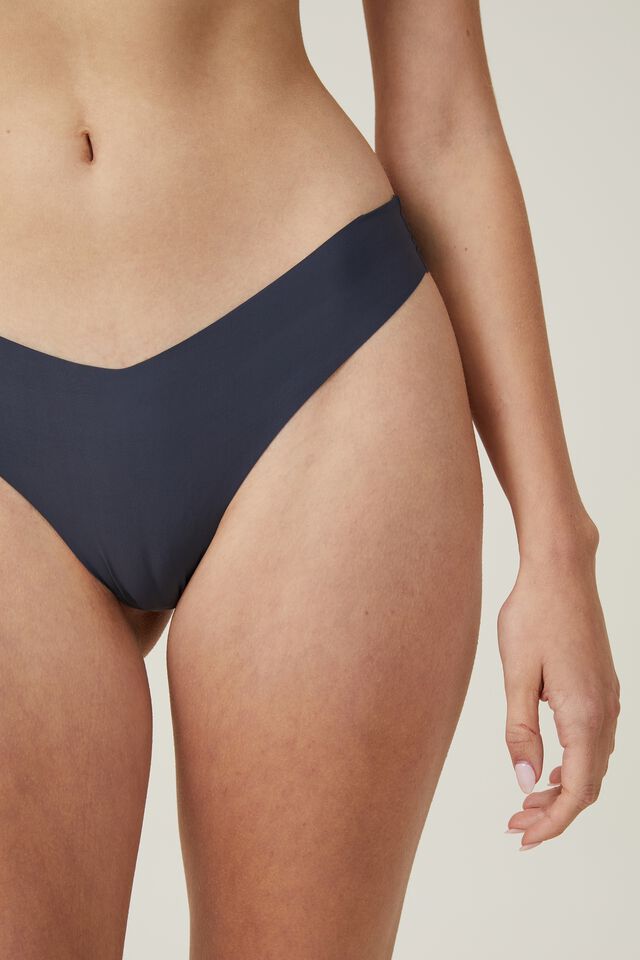 The Invisible G String Brief, NAVY INK