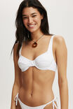 Underwire Balconette Bikini Top, WHITE JACQUARD - alternate image 2