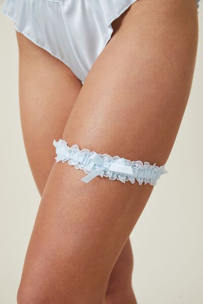 Satin Lace Garter, COUNTRY AIR