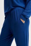 Super Soft Asia Fit Relaxed Slim Pant, BONJOUR BLUE - alternate image 4