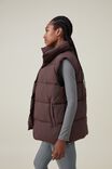 The Recycled Mother Puffer Vest 2.0, CEDAR BROWN - alternate image 2