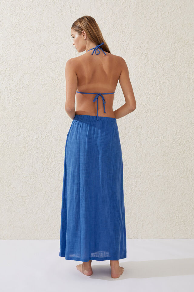 Beach Maxi Skirt, SPRING BLUE