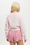 Cropped Knit Cardigan, MARSHMALLOW - alternate image 3