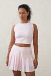 Ultra Soft Pleat Skirt, CHERRY DREAM - alternate image 4