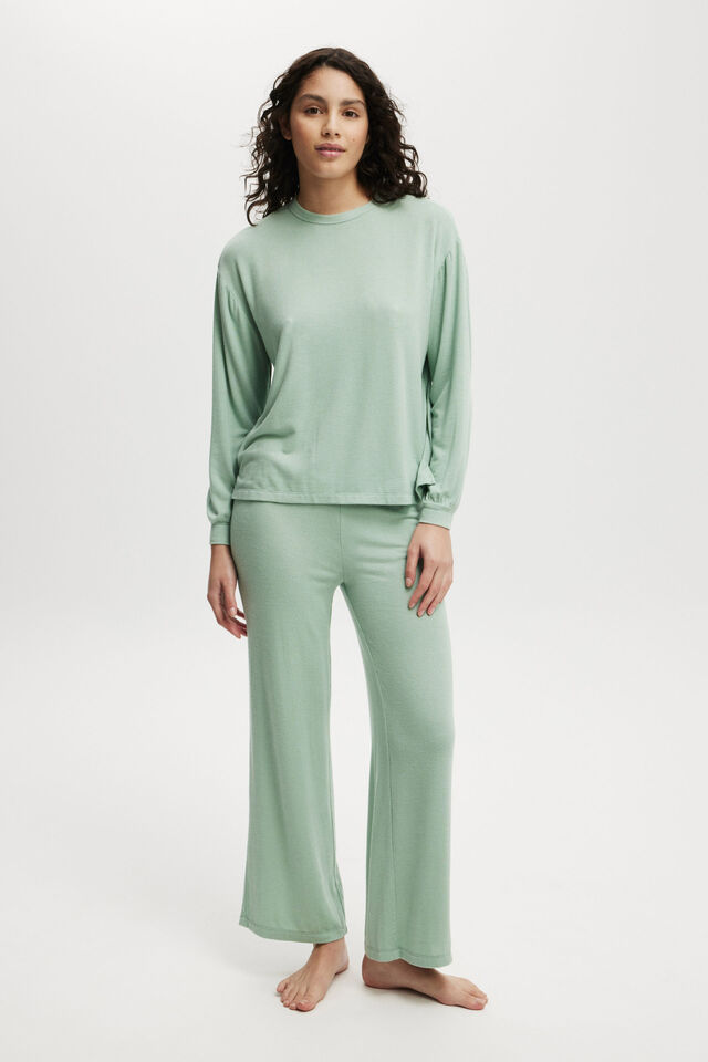 Super Soft Asia Fit Long Sleeve Top, WASHED MINT