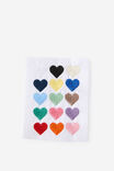 Capri Cotton Beach Towel Personalisation, BOHO TROPICAL FLORAL CLEAR WATER MULTI - example image 5