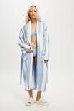 BLUE/WHITE CLAUDIA STRIPE