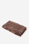 Capri Cotton Beach Towel Personalisation, BOHO TROPICAL FLORAL BROWN EMBER - example image 2