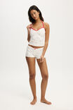 Dreamy Soft Ruched Halter Top, CHRISTMAS MINI HEARTS - example image 4