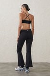 Ultra Soft Fold Over Flare Tight- Asia Fit, BLACK - alternate image 3