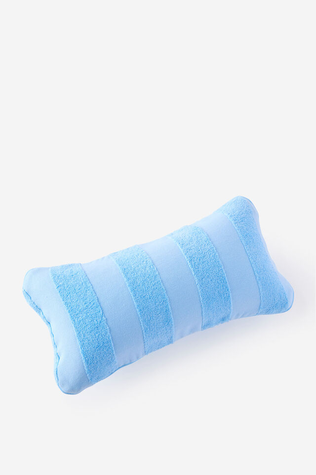 Body Inflatable Beach Pillow, WINTER SKY STRIPE