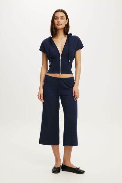 Sculpt Fleece Culotte, PREP SPORT NAVY