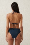 Slider Triangle Bikini Top, TIDAL NAVY/BLACK CRINKLE - alternate image 3
