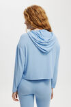 Super Soft Hooded Long Sleeve, WASHED ADRIFT BLUE - alternate image 3