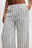 Relaxed Pocket Beach Pant, BLUE/NATURAL STRIPE - alternate image 4