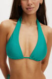 High Apex Slider Triangle Bikini Top, DEEP GREEN SHIMMER - alternate image 2