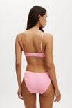 High Apex Bikini Top, PALE PINK CRINKLE - alternate image 3