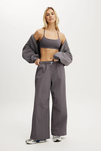 Off Side Woven Sweatpant, VIOLET GREY