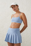 Ultra Soft Pleat Skirt, FOREVER BLUE - alternate image 4
