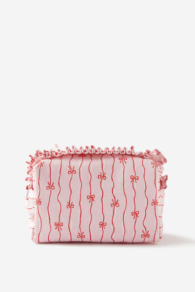 Body Cos Case, BOW STRIPE PINK