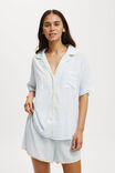 Body Woven Sleep Set, FLOSSY GINGHAM BLUE - alternate image 4