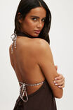 Isla Knit Halter Top, ESPRESSO - example image 2