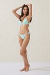 Top De Biquíni - Fixed Triangle Bikini Top, HONEYDEW MELON WIDE RIB - vista alternativa 4