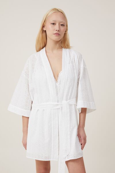 Bridal Robe, WHITE