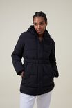 The Recycled Mid Length Explorer Mother Puffer, BLACK - alternate image 4
