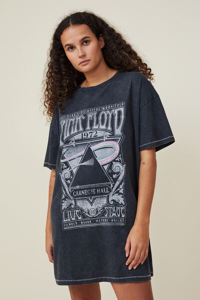 90S T-Shirt Nightie, LCN PER/ PINK FLOYD DARK SIDE OF MOON
