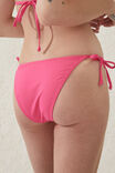 Fixed Tie Side Brazilian Bikini Bottom, PINK SPLASH - alternate image 2