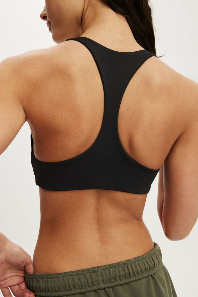 Ultra Move Racer Back Crop, BLACK