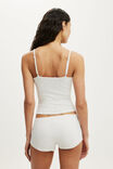 Dreamy Soft Pointelle Cami, LIGHT GREY MARLE - example image 3