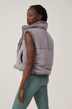 Jaqueta - The Mother Puffer Sherpa Reversible Vest, DESERT GREY - vista alternativa 3