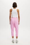 Lifestyle Cropped Gym Trackpant, MILLENNIAL PINK - alternate image 3