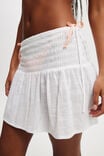 The Essential Beach Mini Skirt, WHITE - alternate image 2