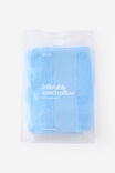 Body Inflatable Beach Pillow, WINTER SKY STRIPE - example image 2