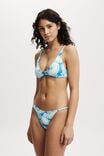 Micro Tanga Brazilian Bikini Bottom, KENDELLE PAISLEY BLUE - alternate image 4