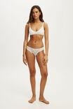 Remi Lace Super Scoop Bralette, COCONUT MILK - example image 4