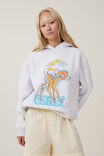 Bambi Disney Lounge Oversized Fleece Hoodie, LCN DIS/BAMBI AND BUTTERFLIES - example image 1