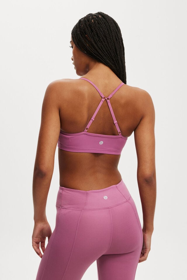 Workout Yoga Crop, RED VIOLET