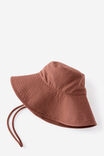 Canvas Bucket Hat, CHOCOLATE - example image 2