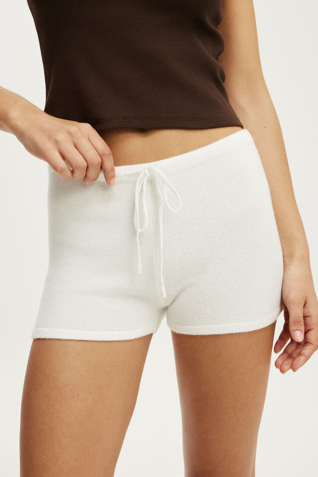 Knit Shortie, CLOUD DANCER