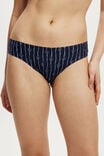 The Invisible Cheeky Brief, BOW STRIPE BLUE - alternate image 2